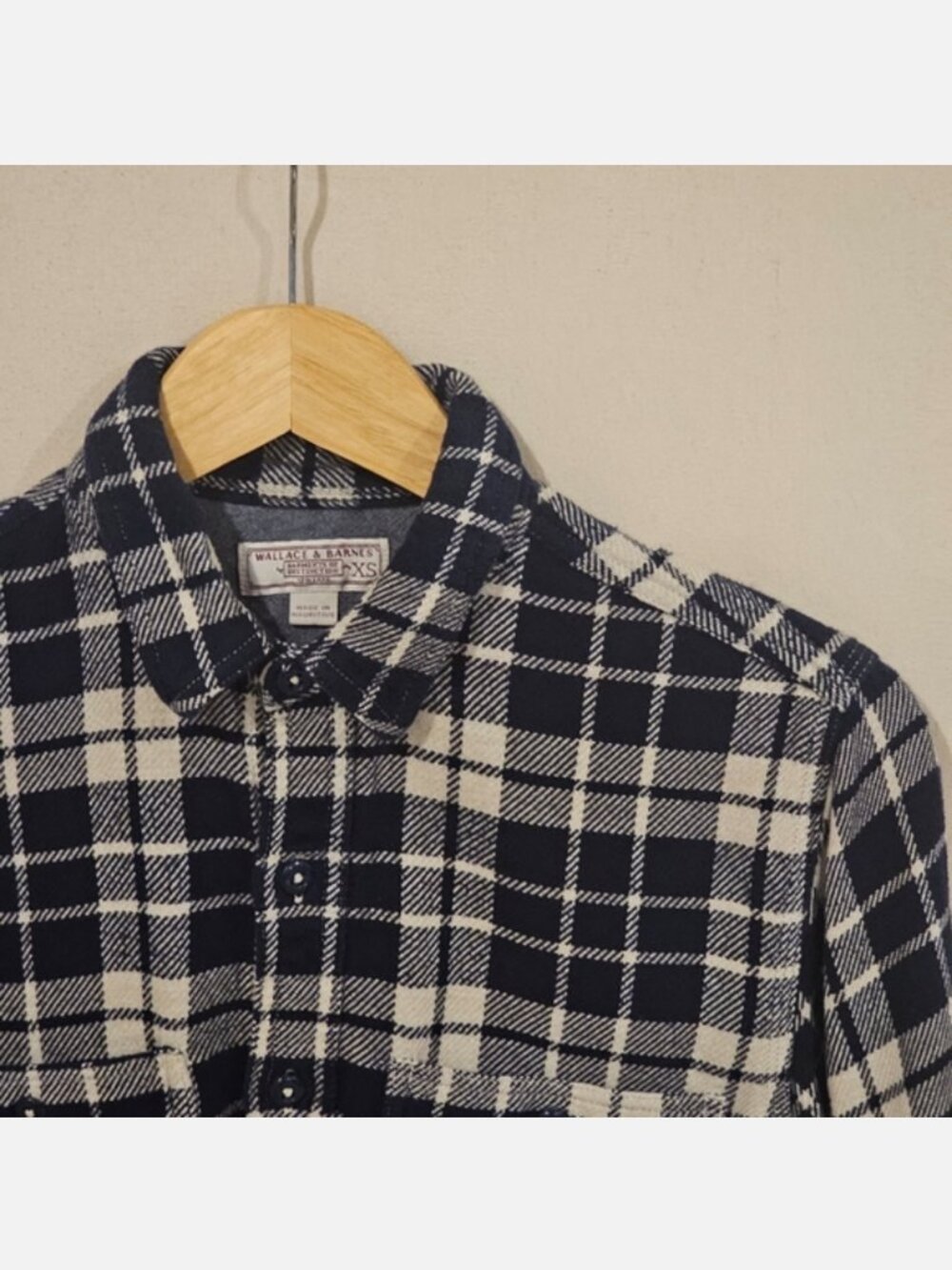 Wallace & Barnes Heavy Cotton Flannel Shirt XS